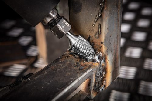 GRAPHITE Keményfém marófej, turbómaró, E csepp, ovális, 6x10mm, szár méret: 6x45mm 55H363