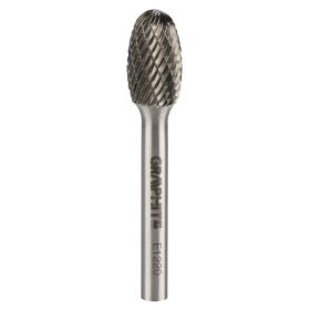   GRAPHITE Keményfém marófej, turbómaró, E csepp, ovális, 12x20mm, szár méret: 6x45mm 55H366