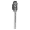 GRAPHITE Keményfém marófej, turbómaró, E csepp, ovális, 14x22mm, szár méret: 6x45mm 55H367