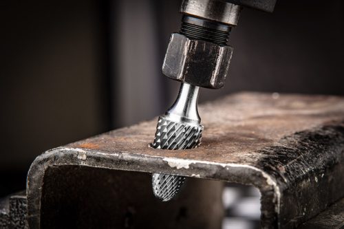 GRAPHITE Keményfém marófej, turbómaró, F csúcsíves, 8x18mm, szár méret: 6x45mm 55H370