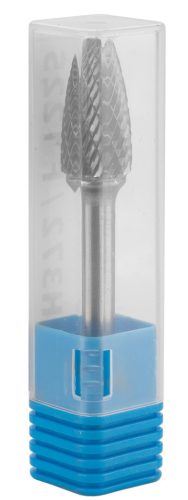 GRAPHITE Keményfém marófej, turbómaró, F csúcsíves, 12x25mm, szár méret: 6x45mm 55H372