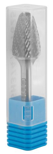 GRAPHITE Keményfém marófej, turbómaró, F csúcsíves, 16x25mm, szár méret: 6x45mm 55H374