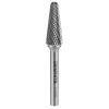 GRAPHITE Keményfém marófej, turbómaró, L, kúpos, 12x30mm, szár méret: 6x45mm 55H377