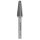 GRAPHITE Keményfém marófej, turbómaró, L, kúpos, 12x30mm, szár méret: 6x45mm 55H377