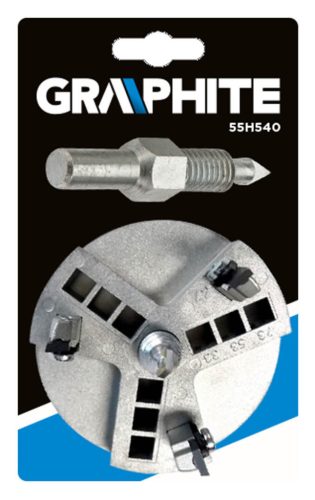 GRAPHITE CSEMPEKÖRKIVÁGÓ, állítható 33, 53, 67, 83MM 55H540