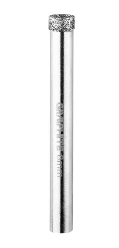 GRAPHITE Gyémánt fúró- és vezető készlet 6db, 5-12mm fúrószár 55H541
