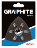 GRAPHITE Csiszolófej multifunkciós géphez, tépőzáras 83x83x83mm. 59g020, 59g022-höz 56H012