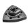 GRAPHITE Csiszolófej multifunkciós géphez, tépőzáras 83x83x83mm, 59g021-hez 56H013