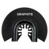 GRAPHITE HCS félkör vágólap fához, multifunkciós géphez, 87mm, 200 fog 56H062