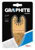 GRAPHITE Keményfém csiszolólap kerámiához, multifunkciós géphez, HM, 76mm 56H065