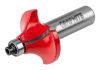 GRAPHITE Felsőmaró kés, kerekítő 34.9 x 15.4mm, 12mm 56H226