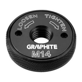   GRAPHITE Gyorsrögzítő anya sarokcsiszolókhoz, klikkes, M14 56H421