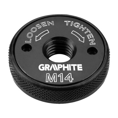GRAPHITE Gyorsrögzítő anya sarokcsiszolókhoz, klikkes, M14 56H421
