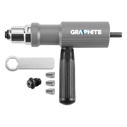 GRAPHITE Popszegecshúzó adapter, fúrógépekhez 56H634
