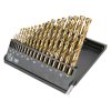 GRAPHITE Csigafúró készlet HSS TITÁN bevonattal 1.0 - 10.0mm, 19db 57H199