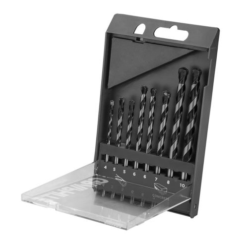 GRAPHITE Betonfúró készlet 8 részes - 4, 5, 5, 6, 6, 7, 8, 10mm 57H351