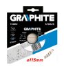 GRAPHITE Gyémánt vágókorong 115mm TURBO 57H625