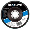 GRAPHITE Csiszolókorong lamellás 125x22.2mm, K40, cirkónium, INOX 57H841