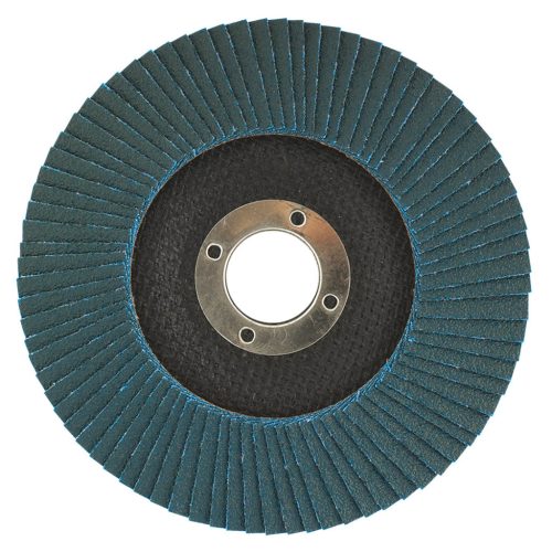 GRAPHITE Csiszolókorong lamellás 125x22.2mm, K120, cirkónium, INOX 57H845