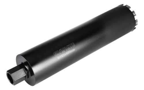 GRAPHITE Gyémánt magfúró korona, 102x450mm, 9 szegmenses, 58G540 géphez 57H862