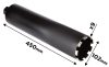 GRAPHITE Gyémánt magfúró korona, 102x450mm, 9 szegmenses, 58G540 géphez 57H862
