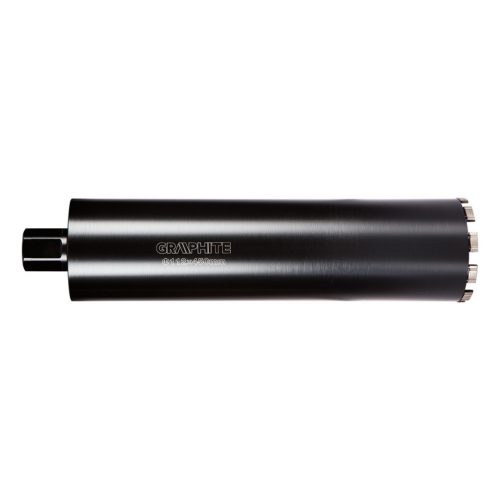GRAPHITE Gyémánt magfúró korona, 112x450mm, 10 szegmenses, 58G540 géphez 57H863