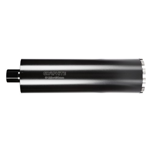 GRAPHITE Gyémánt magfúró korona, 122x450mm, 11 szegmenses, 58G540 géphez 57H864