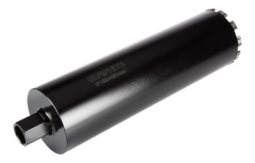 GRAPHITE Gyémánt magfúró korona, 122x450mm, 11 szegmenses, 58G540 géphez 57H864