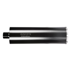   GRAPHITE Gyémánt magfúró korona, 132x450mm, 11 szegmenses, 58G540 géphez 57H867