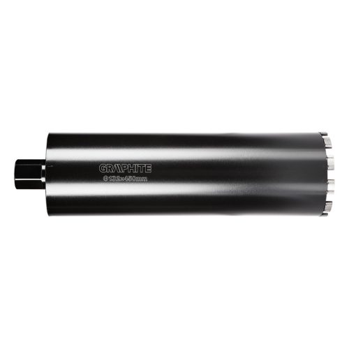 GRAPHITE Gyémánt magfúró korona, 132x450mm, 11 szegmenses, 58G540 géphez 57H867