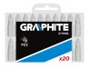 GRAPHITE Csavarhúzó bit PZ2 20db 57H956
