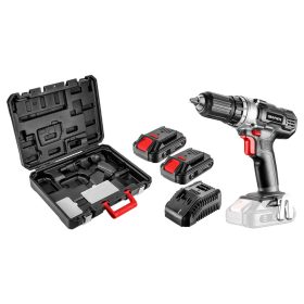   GRAPHITE Akkus fúró Energy+, 2db akku+töltő!, 18V/2Ah, 13mm, koffer 3 év garanciával 58G006-SET2