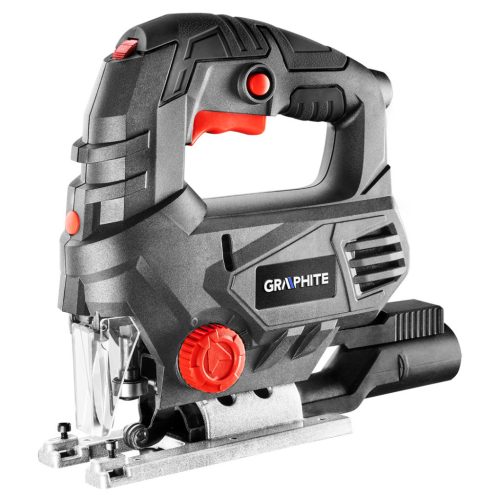 GRAPHITE Dekopírfűrész 800W, 0-3100 min-1, alu talp, koffer 3 év garanciával 58G077