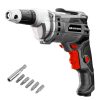 GRAPHITE Csavarozógép, gipszkartonhoz/építőlemezekhez, kuplungos 230V/520W, 0-4200 fordulat/perc, hordtáska 3 év garanciával 58G794