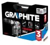 GRAPHITE Bontókalapács, SDS MAX, 1300W, 20J kofferben 3 év garanciával 58G877