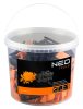 NEO TOOLS Csempeszintező rendszer 100 + 200db, 1.5mm 61-100