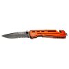 NEO TOOLS Összecsukható kés, 11,5cm, retesszel és szíjvágó pengével, penge: 8.5cm 63-026