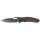 NEO TOOLS Összecsukható kés 22cm, rozsdamentes acél, penge: 11cm, fa markolat berakás 63-115
