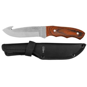   NEO TOOLS Túlélőkés, full-tang, 24cm, rozsdamentes acél, bambusz nyél, penge:14.5cm 63-116