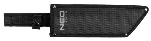 NEO TOOLS Bozótvágó kés, 40cm, rozsdamentes acél, kétkomponensű fogantyú TPR+PP, fűrész funkció, penge: 25.5cm, tokkal 63-117