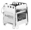 NEO TOOLS Kemping tűzhely, összecsukható, rozsdamentes acél, 16*11.5/12.8cm, súly 369g, szövet tokkal 63-126