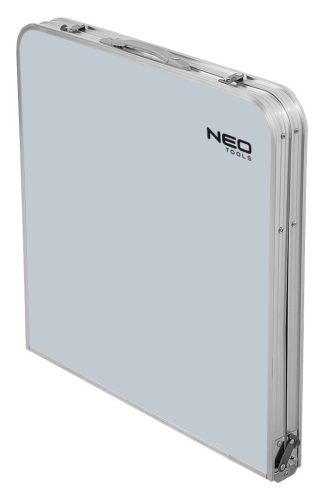 NEO TOOLS Kempingasztal 4 székkel, összecsukható, tokban 63-159