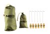NEO TOOLS TÚLÉLŐ KEMPING PONYVA, VíZÁLLÓ, 360X290CM, 210T/2000PU ANYAG, HORGOK, KÖTELEK, 2 SZÁLLíTÓZSÁK 63-180