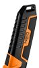 NEO TOOLS Trapézpengés kés, biztonsági, rugós pengevisszahúzóval, alu házas 63-704