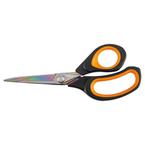 NEO TOOLS Olló, kovácsolt acél, titánium bevonattal, 2k fogantyúval 200mm 64-003