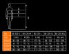 NEO TOOLS Női munkanadrág, 65% pamut, 35% polyester, 245 g/m2, L 80-220-L