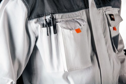 NEO TOOLS Fehér Munkavédelmi kabát, HD, M/50 81-110-M