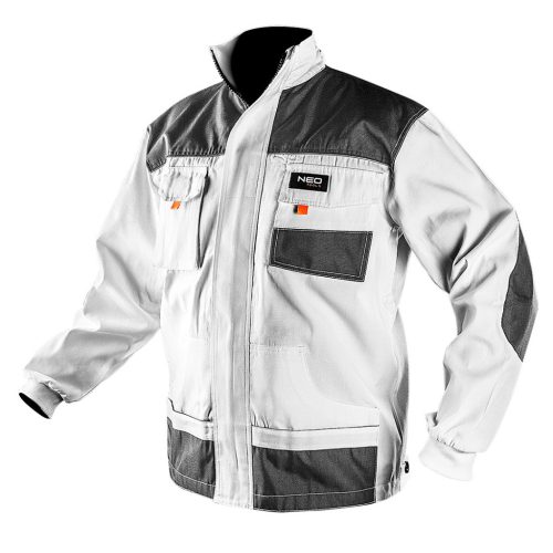 NEO TOOLS Fehér Munkavédelmi kabát, HD, XL/56 81-110-XL