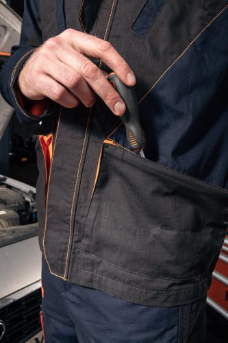 NEO TOOLS Munkadzseki, Garage, 100% pamut szakadásmentes szövet, 210g/m2, M 81-207-M
