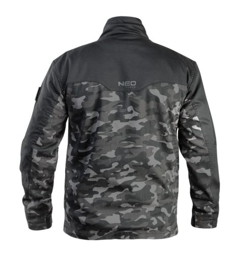 NEO TOOLS Terepmintás Munkavédelmi kabát CAMO URBAN, 60% pamut, 37% poliészter, 3% elasztán, XXXL 81-212-XXXL